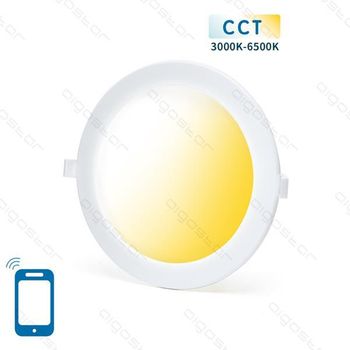 Down Light Led Inteligente18w Wifi Cct（3000k-6500k）(cutout:205mm)