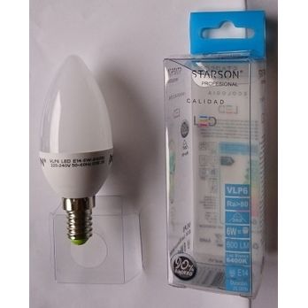 Lampara Ilumin Vela Led Starson E14 6w 600lm 6400k