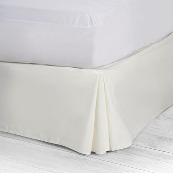 10xdiez Cubre Canapé Dim Blanco 5  - Cubre Somier Para Cama ( 1 - Cama 105 Cm ) | (cama 105 Cm - Blanco)