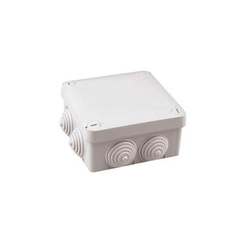 Caja De Empalme Superficie Gris Estanca 105x105x40mm Ip54