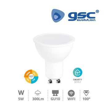 Bombilla Inteligente Led Esférica E27 Multicolor, 7hsevenon Home, Bombilla Inteligente Wifi Compatible Con Alexa Y Google Home, Potencia 5w