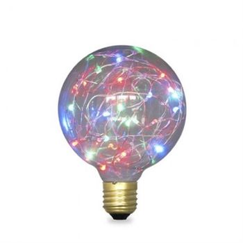 Bombilla Led Starlight Globo G95 2w E27 Rgb