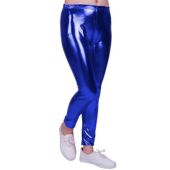 Comprar online Leggings Plateado Metalizado