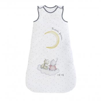 Saco De Dormir 90 Cm 100% Algodón Rabbit & Moon Gris