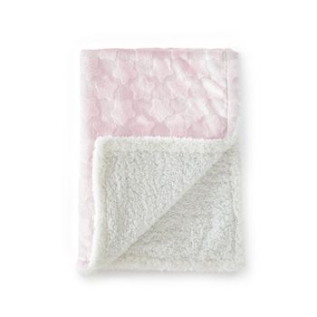 Manta Para Bebé Con Borreguito 100x140 Cm Rosa Acomoda Textil. con Ofertas  en Carrefour