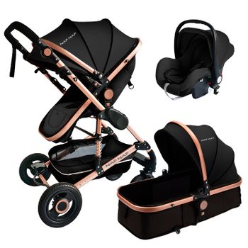 Trio Carro De Bebe 739bh Negro