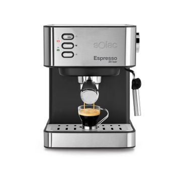 ARIETE 1344 Cafetera italiana con espumador de leche - 20cl - 500W - Blanco  - Expresso y cafeteras - Los mejores precios