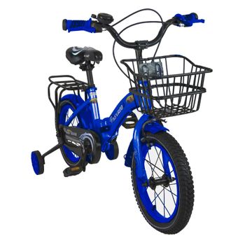 Wildtrak - Bicicleta 16 pulgadas para niños de 3 a 7 años con ruedines con  ruedines - Azul : : Juguetes y juegos