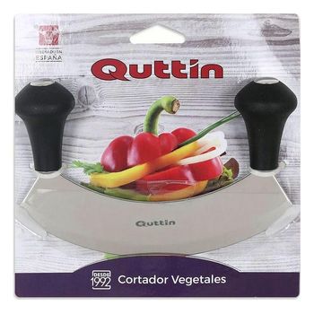 Cortador De Verduras Manual Quttin Negro (18 X 11 Cm)