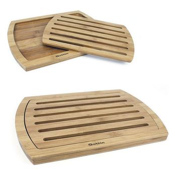 Tabla De Bambú Para Cortar Pan Quttin (36 X 25 X 1,8 Cm)