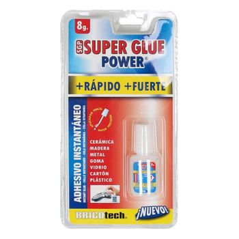 Pegamento Bricotech Super Glue Power (8 G)