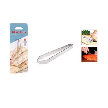 Pinzas De Cocina Quttin Acero Inoxidable Pescado (10,8 X 0,9 Cm)