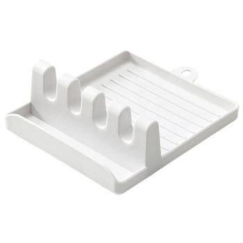 Soporte Para Utensilios De Cocina Quttin Blanco Plástico (14 X 12,5 Cm)