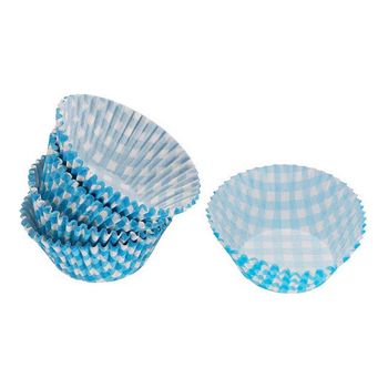 Set De Moldes De Repostería Wooow Azul Desechable (50 Pcs)