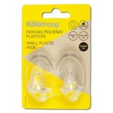 Kallstrong Percha Plastico Mediana. 5, 40 Cms. Adhesiva. P01005t