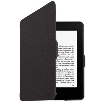 Ociodual Funda Con Tapa Cierre Magnético Cuero Sintetico Para Kindle Paperwhite Gen.7/6/5 Negra