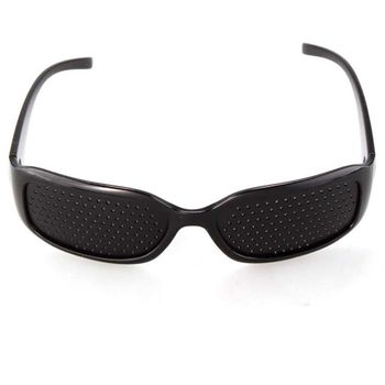 Ociodual Gafas Reticulares Agujeros Pinhole Estenopeicas Rejilla Negras Cataratas Miopia