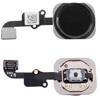 Ociodual Boton Home Menu Completo Con Cable Flex Compatible Con Iphone 6 Negro