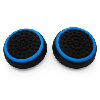 OcioDual Funda de Silicona Compatible Con Mando PS4/Slim/PRO Tricolor Azul  Carcasa Anti Caídas Golpes Goma Flexible Suave