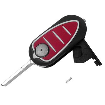 OcioDual CE0536 HU83 Carcasa Llave Mando con 3 Botones para Peugeot/Citroen/Fiat