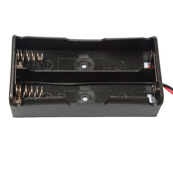 Ociodual Caja Para 2 Baterias Tipo Liion 18650 Porta Pilas Litio Doble 3.7v Paralelo 1s2p