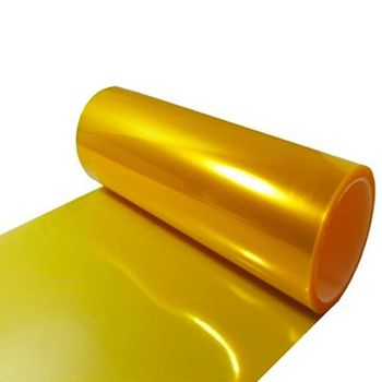 Ociodual 2x Vinilo Pegatina Lamina Para Tintar Faros Color Amarillo Antiniebla 15x15 Cm