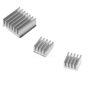 Ociodual Kit 3x Disipadores De Aluminio Con Adhesivo Compatible Con Raspberry Pi