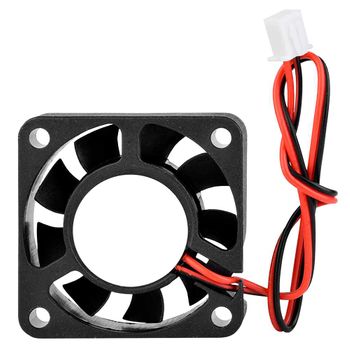 Ociodual Mini Ventilador 40x40x10 Mm 12v Para Impresora 3d Disipador De Calor Negro Jst 2 Pin