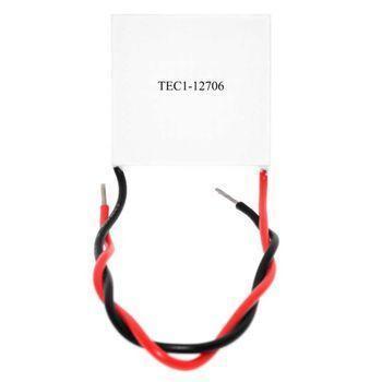 Célula Peltier Tec1 12706 12v 6a 60w Cn Placa Cerámica Disipadora Calor Y Heatsink Para Refrigeración Ociodual