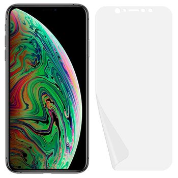 Protector De Pantalla Pet Cobertura Completa Compatible Con Iphone Xs Max |  Plastico Flexible Ociodual