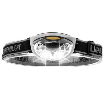 Ociodual Linterna De Cabeza 4+2 Leds Luz Frontal Lampara Con Cinta Universal Para Deporte