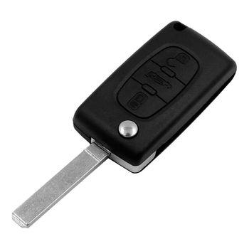 Mando Llave Funda Carcasa CE0536 HU83 Key Case para Peugeot 206 207 306 307