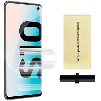 Protector Completo De Pantalla Hidrogel Compatible Con Samsung Galaxy S10 | Lámina Antiarañazos Ociodual