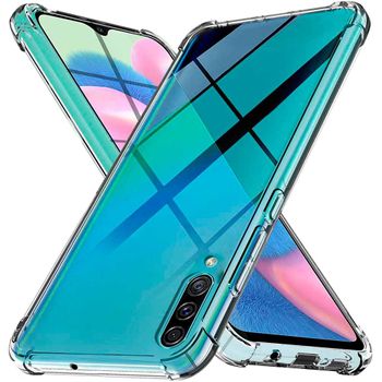 Funda Para Samsung Galaxy A30s A50 A50s De Tpu Gel Shockproof Con Esquinas Reforzadas Antichoques Transparente Ociodual