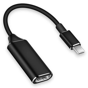 Ociodual Adaptador De Usb Tipo C 3.1 A Hdmi M/h Xhd 60hz 1080p Negro Para Smartphones Ordenadores