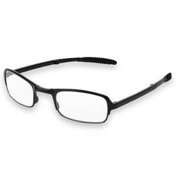 Ociodual Gafas De Lectura Graduación +1.50 Con Estuche Negras Lentes Transparentes Flexibles