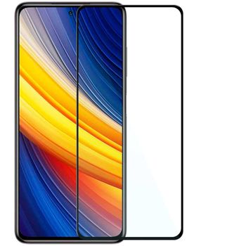 Protector De Pantalla Cristal Templado 9h 9d Compatible Con Xiaomi Pocophone Poco X3 Nfc/pro| Ociodual