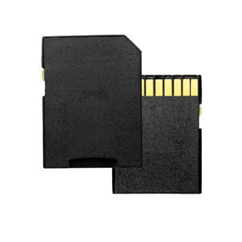 Ociodual Adaptador De Tarjeta De Memoria Micro Sd De Plástico Microsd/microsdhc Estándar Negro