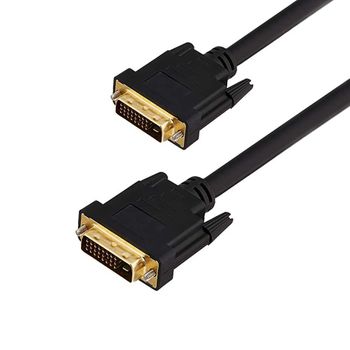 Ociodual Cable Dvi Doble Macho M-m Para Pantalla Ordenador De Mesa Portátil Monitor Proyector