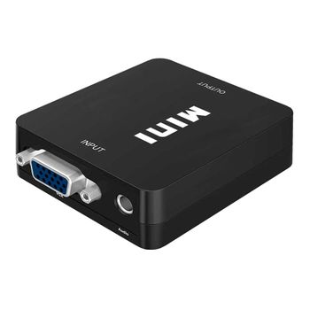 Adaptador Vga A Hdmi Para Pc. 1080p Con Audio Donkey Pc Donkcn07