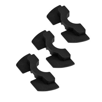 Ociodual 3x Amortiguadores Gomas Antivibración Negras Compatible Con Patinete Xiaomi M365