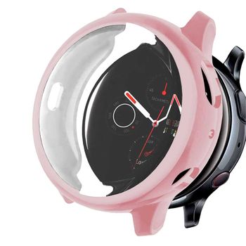Ociodual Funda Protectora De Tpu Compatible Con Samsung Galaxy Watch Active 2 44 Mm, Color Rosa