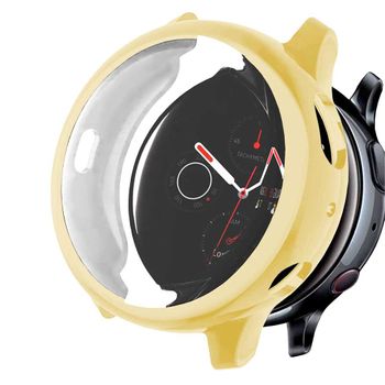 Ociodual Funda Protectora De Tpu Compatible Con Samsung Galaxy Watch Active 2 44 Mm, Color Oro