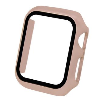 Ociodual Protector Con Cristal Templado Compatible Con Apple Watch 6/se/5/4 (44mm) Rosa