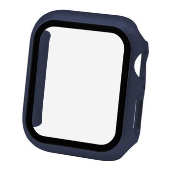 Ociodual Protector Con Cristal Templado Compatible Con Apple Watch 6/se/5/4 (44mm) Azul Marino