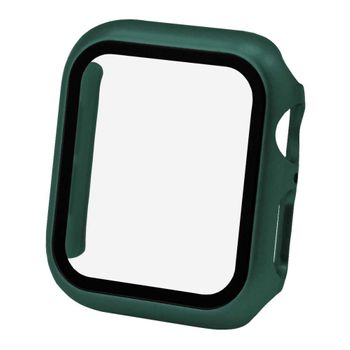 Ociodual Protector Con Cristal Templado Compatible Con Apple Watch 6/se/5/4 (44mm) Verde Oscuro