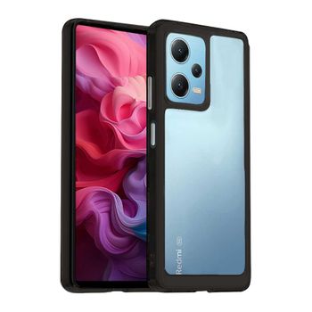 Xiaomi Redmi Note 12 Pro+ Plus 5G Funda Gel Tpu Silicona transparente  dibujo Flores 01