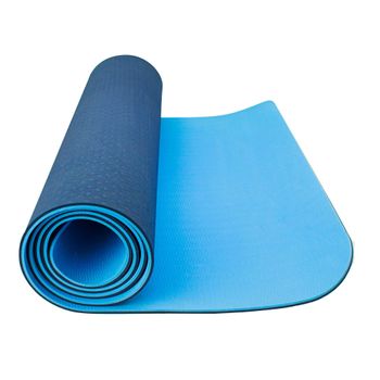 Ociodual Esterilla Antideslizante Con Bolsa De Transporte, Color Azul, Para Yoga Y Pilates