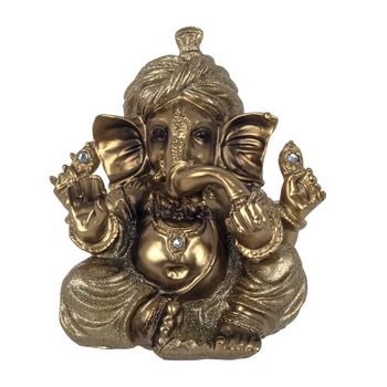 Ganesh Sentado Dorado Signes Grimalt By Sigris