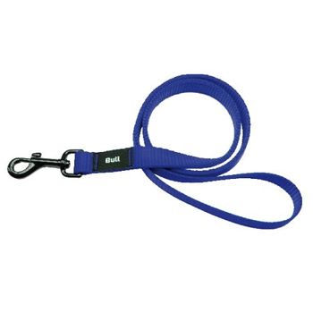 Bull Correa Para Perros Bull Ramal Liso Azul